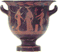 Italiote red figures-painted krater